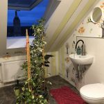 Detailansicht des Gäste-WC in der Ferienwohnung Pfarrberg Eisenach