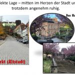 Zentrale Lage der Ferienwohnung Pfarrberg Eisenach am Markt – Außenansicht