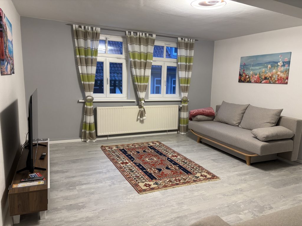 Ferienwohnung Karlstraße Eisenach – gemütliches und beruhigendes Wohnzimmer